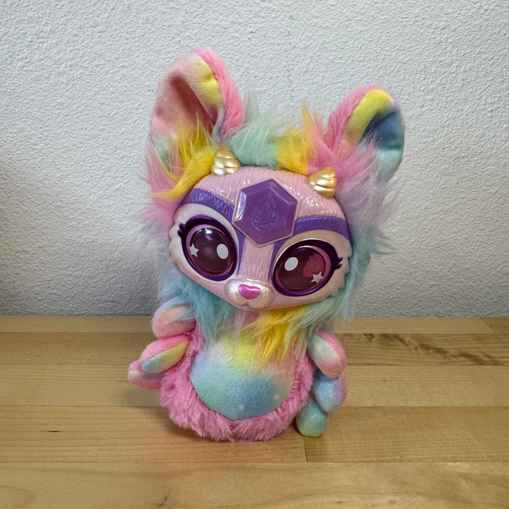 Magic Mixies Pixlings Rainbow Plush Toy Moose Toys 2024 Star Eyes Wings